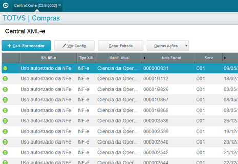 Figura 1: Tela do FACILE XML-e