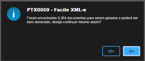 Figura 57: Continuar Operação