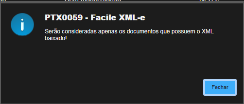 Figura 54: Somente xml baixado