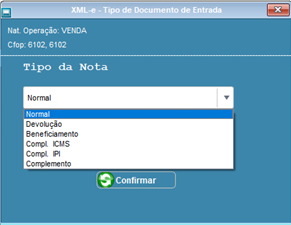 Figura 9: Tipos de Notas